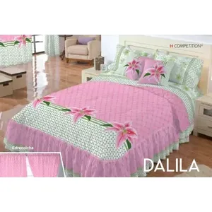 Trapuntino Dalila 2 Pezzi con Motivo Floreale Stile Classico per Tutte le Stagioni Biancheria da Letto - Product Image 4