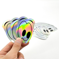 Pegatinas personalizadas de alta calidad, vinilo impermeable, impresión decorativa, dibujos animados, logotipo de empresa personalizado, pegatina para botella de agua portátil