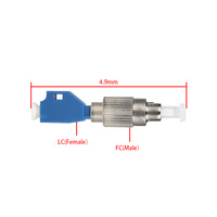 Adaptateur de fibre optique monomode FC mâle et LC femelle 9/125um SC-LC-FC-SC-ST hybride pour FTTH