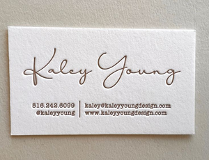 Wholesale Custom Embossed Debossed Logo Texture Business Cards Coated Paper Vanishing Printing Handling 'Thank You' Labels Tags - Product Image 5