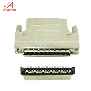 <span class=keywords><strong>SCSI</strong></span> HPDB 50P 68P 100P Doble cara IDC Tipo Zinc Chapado Doble tornillo Macho Hembra Conector <span class=keywords><strong>SCSI</strong></span> - Product Image 3