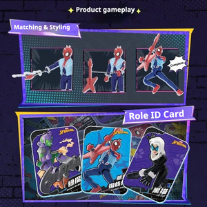 Figurine d'action authentique <span class=keywords><strong>Marvel</strong></span> 06 Spider-Man Blokees, boîte mystère, version chinoise, blocs de construction modulaires à assembler, modèle de jouet - Product Image 4