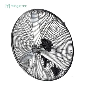 220v electric industrial metal 4 speed 50cm 65cm Oscillating 3 blade heavy duty and saving power wall mounted fan