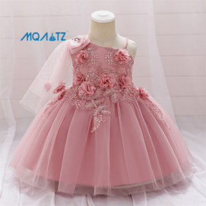 <span class=keywords><strong>Robe</strong></span> <span class=keywords><strong>de</strong></span> Baptême Formelle pour Filles, <span class=keywords><strong>Robe</strong></span> <span class=keywords><strong>de</strong></span> Fête pour Enfants, Broderie Florale, Longueur Genou, <span class=keywords><strong>Robe</strong></span> <span class=keywords><strong>de</strong></span> Mariage pour Bébé Fille <span class=keywords><strong>de</strong></span> 1 An - Product Image 4