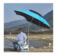 Портативный Открытый кемпинг рыбалка зонтик, Регулируемая УФ Защита рыболовный зонтик парашют с песком якорь