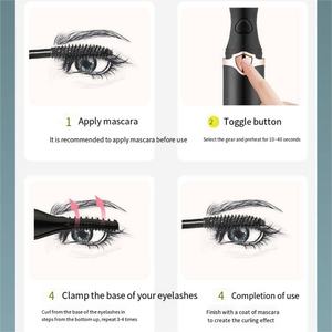 Recourbe-cils électrique chauffant portable à logo personnalisé, longue durée, applicateur de cils chauffant, mini recourbe-cils - Product Image 5