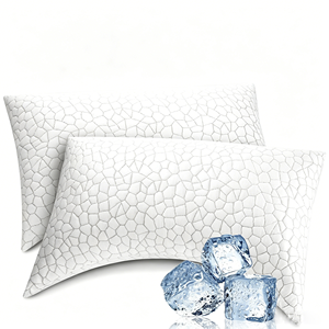 Almohadas <span class=keywords><strong>de</strong></span> Lujo <span class=keywords><strong>de</strong></span> Espuma Viscoelástica Triturada para Dormir <span class=keywords><strong>de</strong></span> Lado, Frescas, No Planas, Firmes, Cervicales, para Alivio del <span class=keywords><strong>Dolor</strong></span> <span class=keywords><strong>de</strong></span> <span class=keywords><strong>Cuello</strong></span> en Dormidores Laterales - Product Image 4