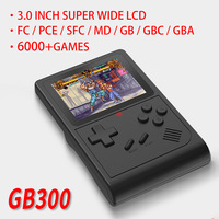 GB300 Mini console de jeu portable rétro NES/SNES/GBA Émulateurs Joueurs intégrés 6000 jeux pour joueurs de jeux vidéo