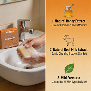 Extracto Natural de <span class=keywords><strong>Roney</strong></span> OEM/ODM - Noarhes Para Todo Tipo de Piel, Limpieza Básica, Retiene la Humedad, Extracto Natural de Leche de Cabra, Limpieza Suave - Product Image 3