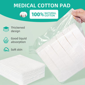 Tampons de coton stériles 4x4 stériles pour les plaies en vrac - Éponges tissées Coton-tiges pour une absorption accrue - Premiers secours médicaux - Product Image 2