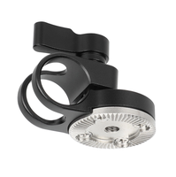 Pince pivotante en aluminium 6061 T6 usinée par CNC, 15 mm, 20 mm, 25 mm, 30 mm, pince pour tige avec bouton de verrouillage