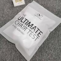 Sous-vêtements imprimés personnalisés Emballage de vêtements Ziplock à fermeture éclair givré mat Sacs à fermeture éclair en plastique avec logo
