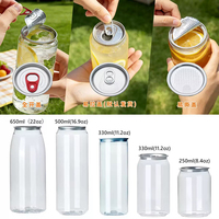 Boîtes jetables transparentes personnalisées avec logo imprimé, faible MOQ, pour thé au lait, jus, gâteaux, avec couvercles ouvrables