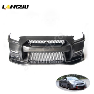 กันชนหลังแบบ bmper ด้านหน้าอุปกรณ์เสริมสำหรับรถยนต์ Nissan <span class=keywords><strong>GTR</strong></span> R35อัพเกรด <span class=keywords><strong>Nismo</strong></span> - Product Image 4