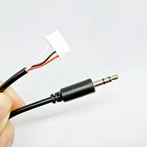 Audio 3,5mm Buchse 3-polig 4-polig Stecker an 3-poliges 4-poliges 2.0-Anschlusskabel Benutzer definiert