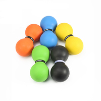 Nouvelle tendance de haute qualité en gros Yoga Relaxation musculaire balle de crosse massage du corps balle de Massage d'arachide en caoutchouc naturel