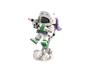 Custom Space Ranger Building Block Figurine Floating MOC Desktop Ornament Low MOQ Movie <strong>IP</strong> Souvenir Factory Direct Fast - Product Image 5