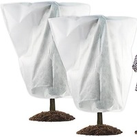 Offre Spéciale automne hiver jardin fournitures Non-tissé arbre couverture plante antigel sac pour la Protection contre le froid