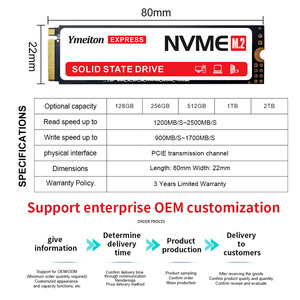 M.2 NVME PCIE 3.0 With Used Ymeiton High-Quality 2280 SSD 128-512GB for Desktop Internal Solid State Disk Laptop PCIE 3.0 NVME S - Product Image 5