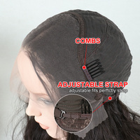 Perruques Lace Front Synthétiques HD Julianna 13X4, Cheveux Naturels Résistants à la Chaleur, Pré-épilées, Bouclées, Couleur Ombrée