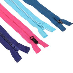 Cho dây kéo 3 #5 #7 #8 #10 # ban đầu màu đen Nylon dài chuỗi tự động khóa cuộn dây kéo Close-end/mở-end DTM nhuộm phù hợp - Product Image 1