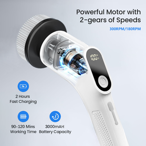 Épurateur électrique de rotation, épurateur sans fil de brosse de nettoyage pour la maison - Product Image 3