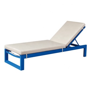 <span class=keywords><strong>Meilleur</strong></span> bleu moderne <span class=keywords><strong>plage</strong></span> piscine en aluminium chaises longues meubles <span class=keywords><strong>de</strong></span> jardin extérieur Patio Teslin chaise longue - Product Image 2