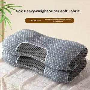 <span class=keywords><strong>Oreiller</strong></span> de massage pour le cou, moderne, à motif uni, pour adultes, pour hôtel, favorisant le sommeil, 200TC, lavable, épaissi, non-affaiblissant, direct usine - Product Image 2