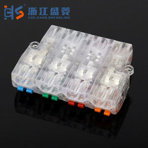 Клеммная колодка CZLS SL-48 пружинная промышленная быстрозажимная, 4 входа 8 выходов, изолированные клеммы - Product Image 3