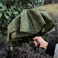 Parapluie pliant triple pour femme, design élégant, extra-large, coupe-vent, épaissi, double usage soleil-pluie