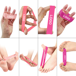 Separador de Dedos de Látex Natural Personalizado al por Mayor, Corrector de Juanetes para el Cuidado de los Pies y Banda de Entrenamiento para Manos - Product Image 6