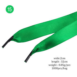 Özel 2 CM alışveriş kağıt torbalar kolları halat düz renk saten kurdeleler çanta şerit kolu plastik ipuçları ile - Product Image 6