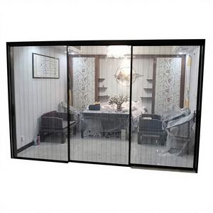 Puerta Corredera de Aluminio al por Mayor para Balcón, Sala de Estar, Dormitorio, Cocina, Entrada, Marco Estrecho, Diseño Minimalista, Uso en Centros Comerciales - Product Image 1