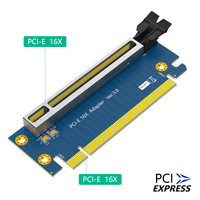 Adaptateur de carte PCI-E 16X avec fente blindée en stock