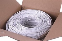 Câble réseau LAN Cat6 4 paires 8 conducteurs 23AWG en cuivre nu massif UTP LSZH 550 MHz 1000 Mbps Gigabit pour câblage de serveur de centre de données