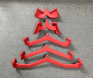 Thép và ABS nhà phòng tập thể dục thể dục chèo thuyền ròng rọc cáp file đính kèm bicep Curl tricep Lat kéo xuống thanh trở lại xử lý Grips - Product Image 3