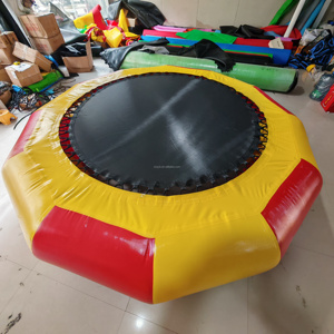 Trampoline d'eau gonflable de haute qualité en PVC 2.5m <span class=keywords><strong>3m</strong></span> pour enfants/adultes Trampoline flottant jeu de jouets d'eau gonflable - Product Image 2