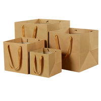 Sac alimentaire en papier kraft biodégradable et recyclable, universel, exquis, pour service de restauration rapide, chaîne de restauration, buffet