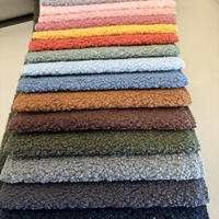 Tissu tricoté bouclé 100 % polyester du fabricant chinois en gros pour ameublement, canapé, accessoires de mobilier, écologique et résistant aux taches