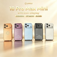 Smartphone UMIIO 18 Pro Max Mini, 3,75 pouces, double SIM, débloqué, petit téléphone de poche, WiFi, Bluetooth, multicolores, vente en gros