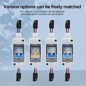 Kotak Kombiner Fotovoltaik Surya TOMZN IP65 HT, Pemutus Sirkuit 2 Arah, 1 Input 1 Output DC, Kotak Kombiner Miniatur Tahan Air - Product Image 4