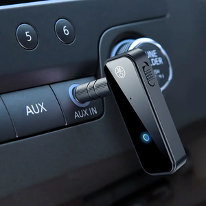 C28 Nuevo diseño Aux <span class=keywords><strong>Bluetooth</strong></span> Adaptador Coche portátil manos libres <span class=keywords><strong>bluetooth</strong></span> 5,0 Transmisor de audio Receptores - Product Image 6