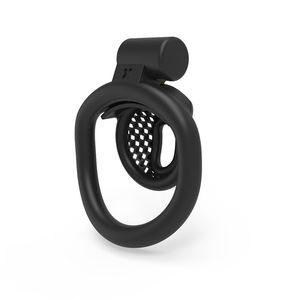 Dispositivo de cerraduras de castidad masculina invertida de panal de abeja Rosa pequeño cornudo jaula de plástico juguete sexual para hombres - Product Image 2