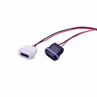 USB Typ C 3.0 SMT-Anschluss mit Kartenschnalle, Weiblicher 3A Hochstrom-Schnellladeanschluss, USB-C Ladebuchse