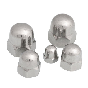 M6 M8 TC4 Grade2 Grade5 Gr2 Gr5 Aleación de titanio Color anodizado Hexágono Tuerca abovedada Tuerca <span class=keywords><strong>Acron</strong></span> DIN1587 - Product Image 3