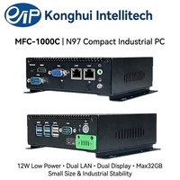 Nuevo MFC-1000C, Mini PC Industrial de Bajo Consumo de 12W, Compacto, para Montar en Pared, con RAM DDR4, SSD M.2 NVMe, WiFi, Expansión POS Digital
