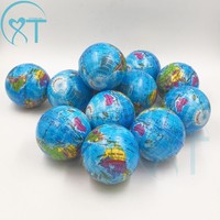 Jouets sportifs pour enfants, balle anti-stress en mousse PU, balle élastique en éponge, 6,3 cm, globe anti-stress, 7-14 ans, sac OPP