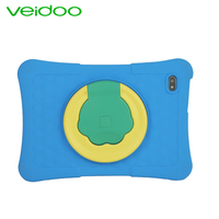 IWawa tablet anak dengan Android 12, tablet kontrol orang tua bawaan 6GB + 128GB dengan Android 12 kamera ganda WiFi game edukasi jaringan GSM