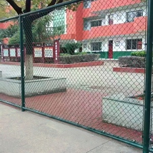 Clôture en treillis diamanté fiable pour jardin, parking et <span class=keywords><strong>sécurité</strong></span> commerciale - Treillis métallique robuste, imperméable et écologique - Product Image 1