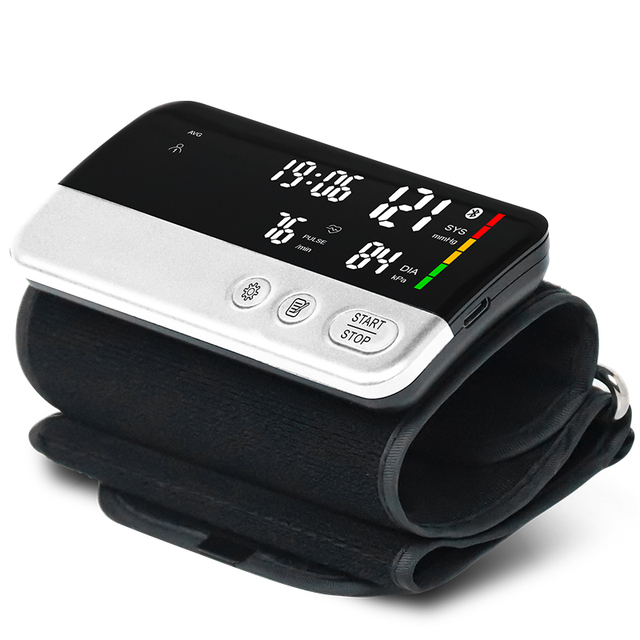 Yonker Upper Arm Bluetooth WiFi Wireless Rechargeable Cuff Electronic Digital Blood Pressure Monitor BP Machine Electric